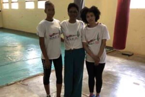 O sexo feminino a marcar presença na Esgrima em São Vicente