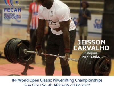 Cabo Verde vai estar presente no Campeonato Mundial de Powerlifting