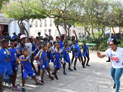 O Comité Olímpico Cabo-Verdiano organiza Desportos de Rua que celebra um ano para Abertura dos Jogos Olímpicos