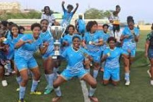 A jogadora do Seven Stars Camoca marca a diferença na final