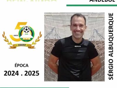 Sérgio Albuquerque homem forte do Andebol da Oderf