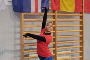 A ginasta Márcia Lopes esteve em mais uma competição internacional
