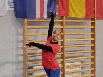 A ginasta Márcia Lopes esteve em mais uma competição internacional