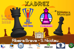 O IVº Campeonato Nacional Feminino em Xadrez vai decorrer em São Nicolau