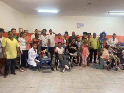 Titico o grande dançarino de Cadeira de Rodas está em Mindelo