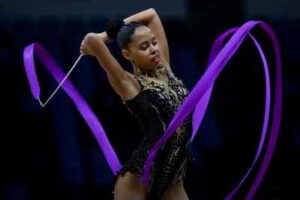 A Ginasta Cabo-Verdiana no Campeonato do Mundo de Ginástica Rítmica no Brasil