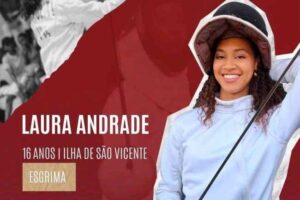 A esgrimista Laura Andrade está em Itália
