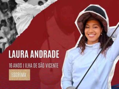 A esgrimista Laura Andrade está em Itália